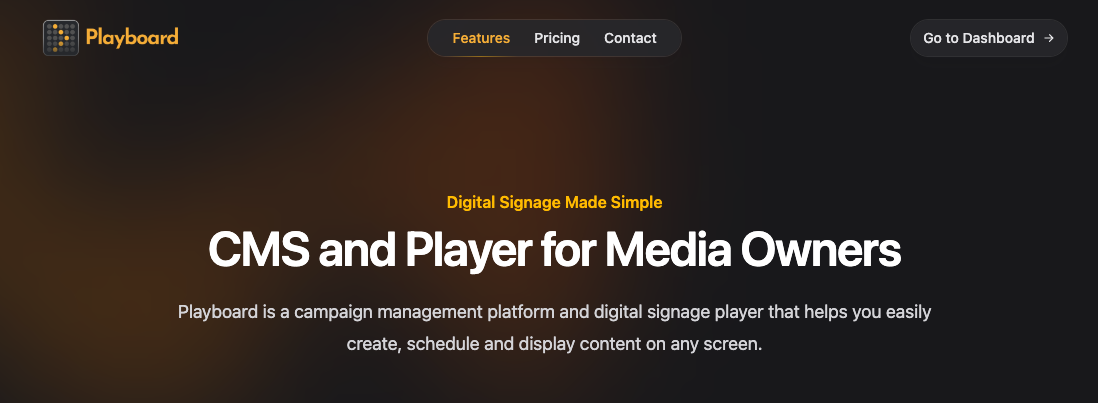 Website homepage.